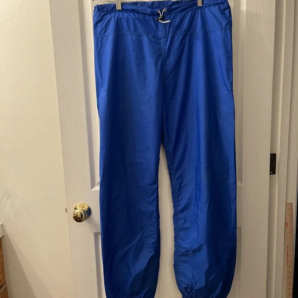 The North Face Gore Tex Blue Snow Rain Pants Men's L Packable Waterproof‎ USA